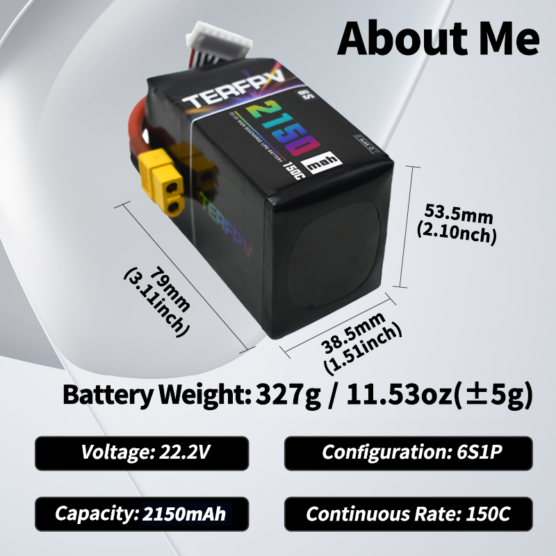 TERFPV Lipo Battery 6S 22.2V 1 - đánh giá và giá Fpv Racing Quadcopter