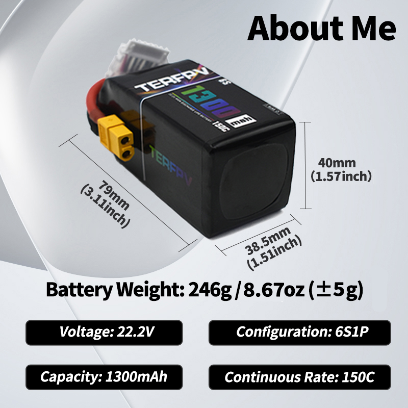 TERFPV Lipo Battery 6S 22.2V 1 - đánh giá và giá Fpv Racing Quadcopter