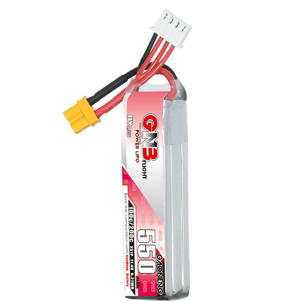 GNB HV 11.4V 550mAh 100C/200C  - đánh giá và giá Fpv Racing Quadcopter