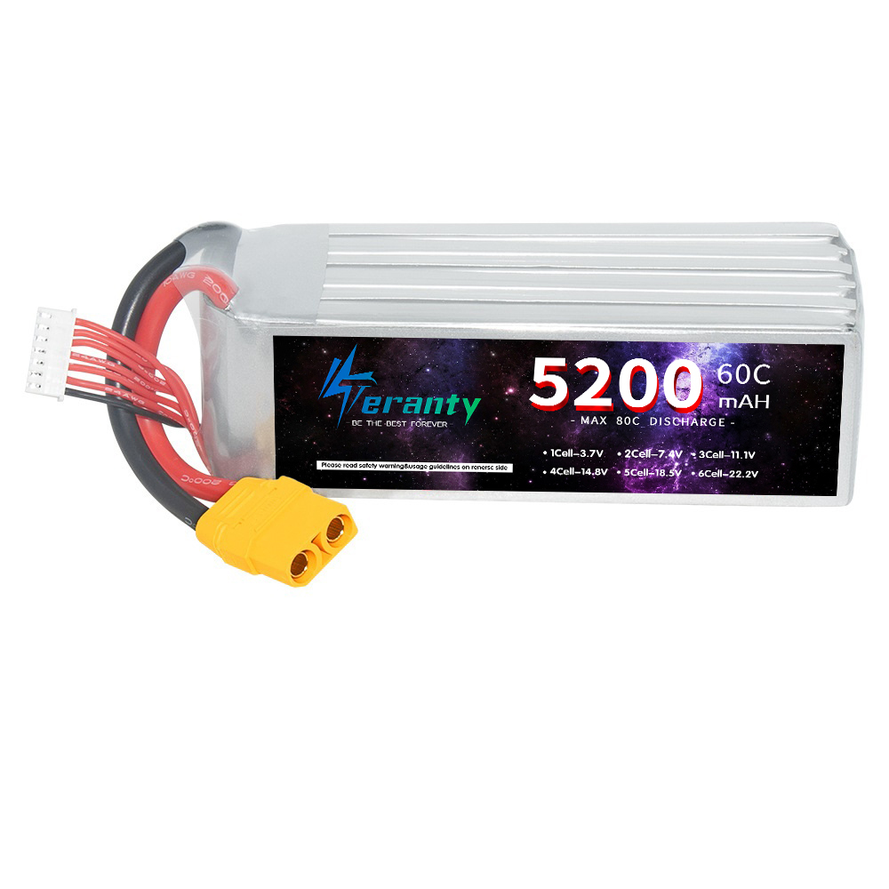 TERANTY 6S 5200mAh Lipo Batter - đánh giá và giá Rc Hobby Factory