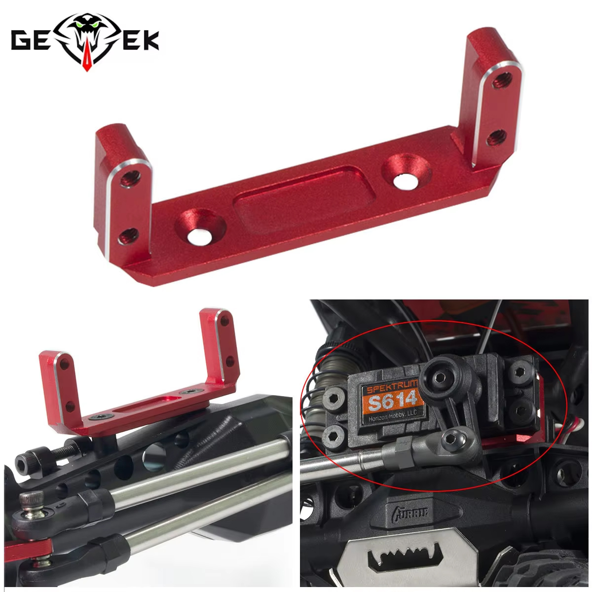 Aluminum CNC Capra Servo Mount - đánh giá và giá Rc Hobby Factory