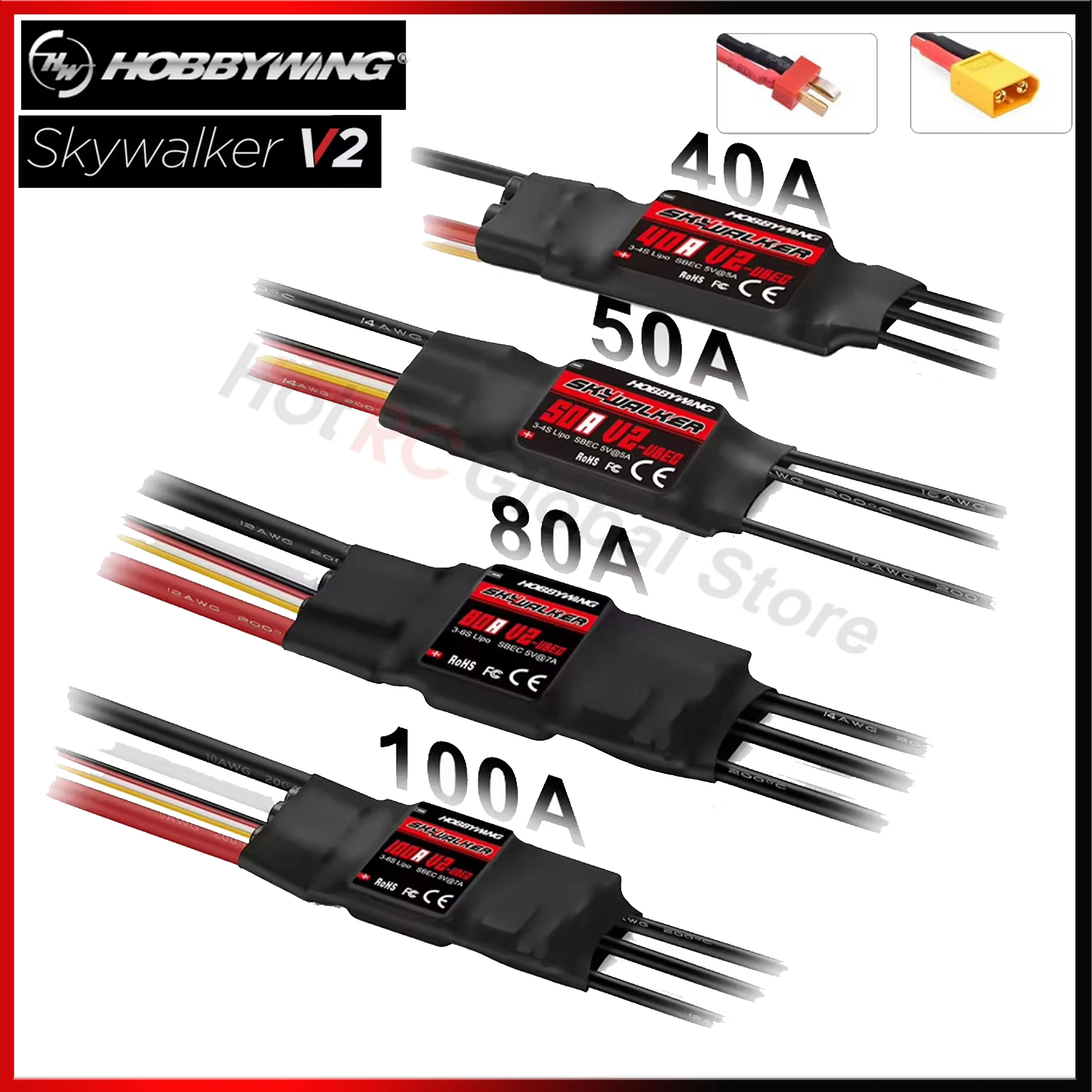 HOBBYWING Skywalker V2 Series  - đánh giá và giá Fpv Racing Quadcopter