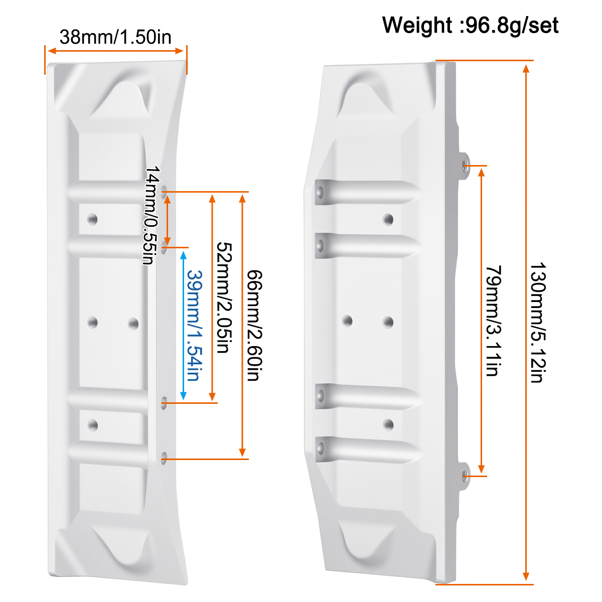 Aluminum Side Pedal for Vanqui - đánh giá và giá Rc Hobby Factory