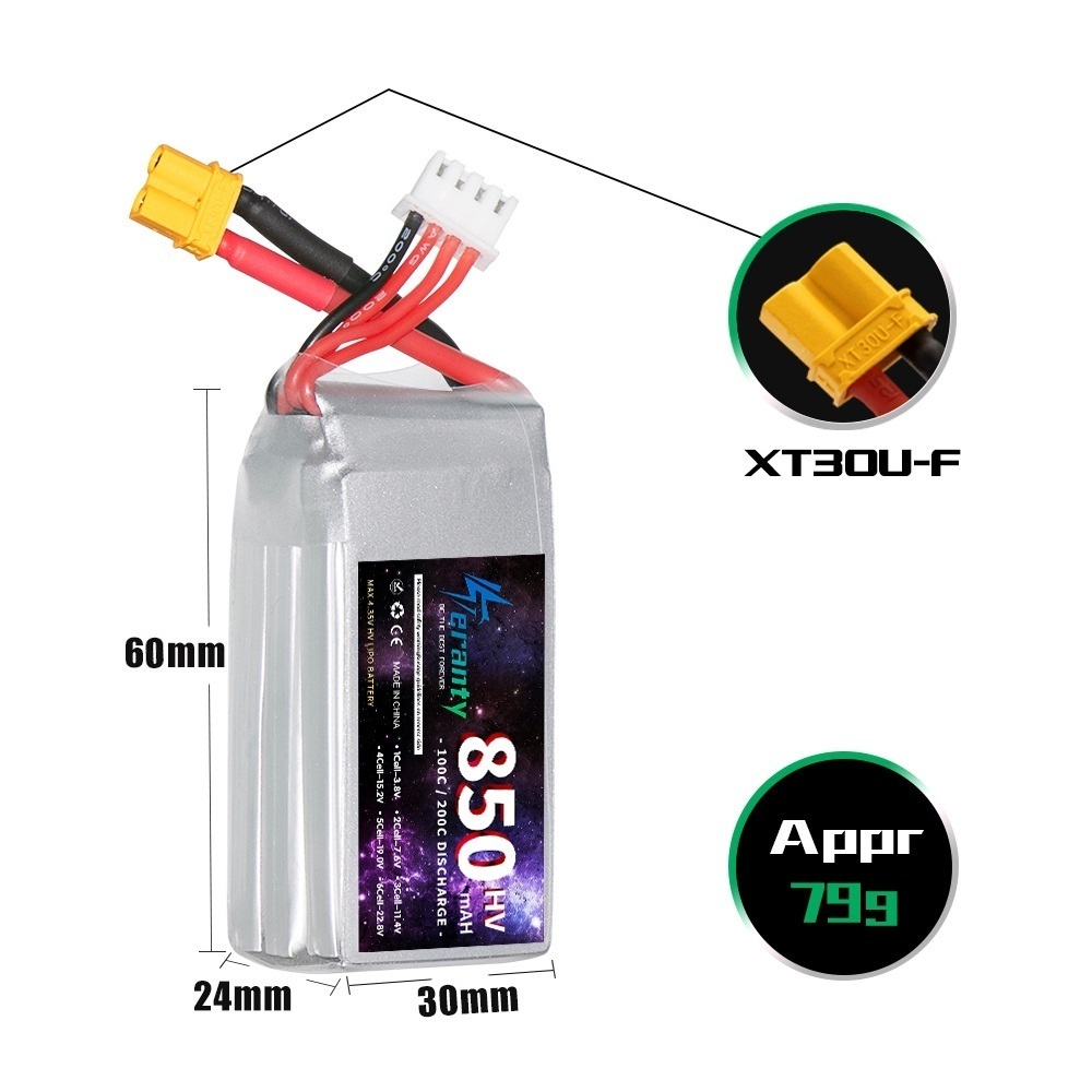 1/2/3PCS TERANTY 3S 11.4V Lipo - đánh giá và giá Fpv Racing Quadcopter